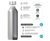 QUOKKA Butelka termiczna Solid ze stali nierdzewnej 630 ml (Snake Print) - 1460860 - zdjęcie 4